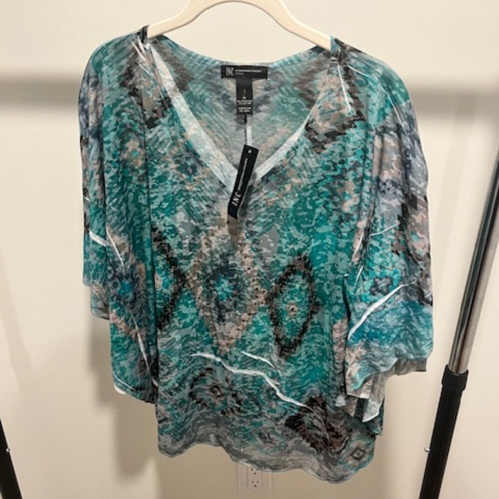 Tribal Print 1x Short Sleeve Shirt
